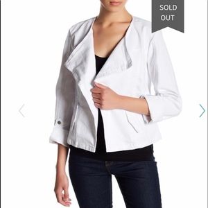 New Live a Little Open Jean Jacket